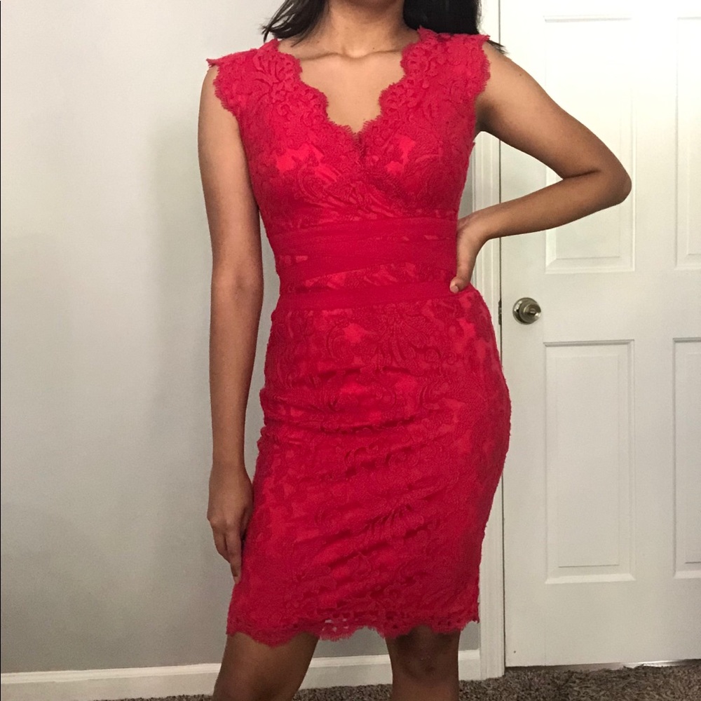 Red dress